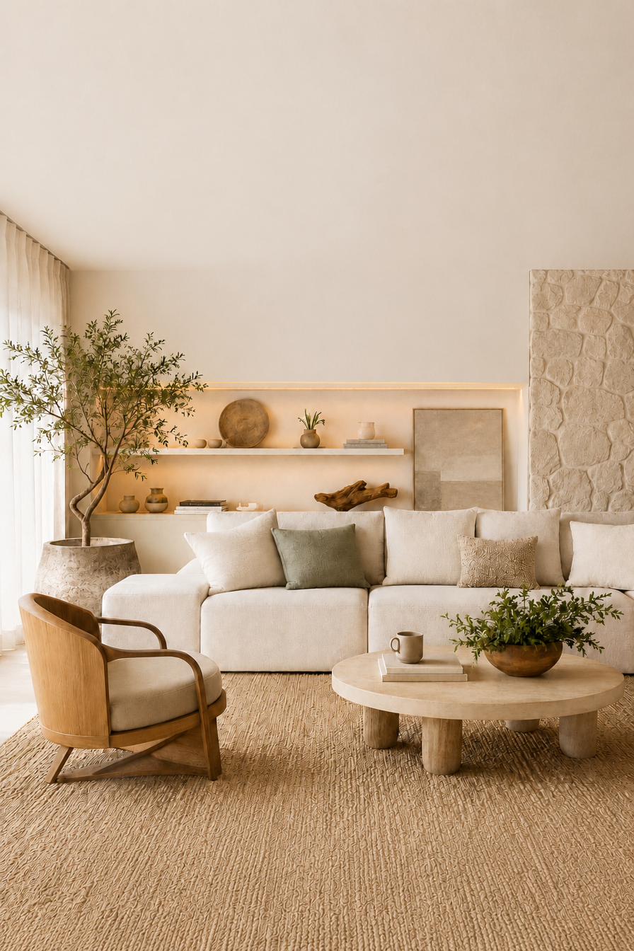 Sala decorada — Claro Orgânico